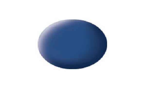 Revell - Maling - Aqua Color Matt Blue Acrylic - Ral 5000 - 18 Ml - 36156