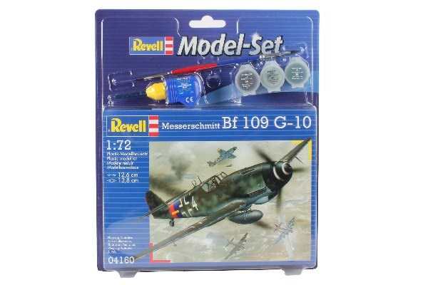 Revell Messerschmitt Bf-109, Starrflügelflugzeug-Modell, Montagesatz, 1:72, Messerschmitt Bf 109, Kunststoff, Second World War