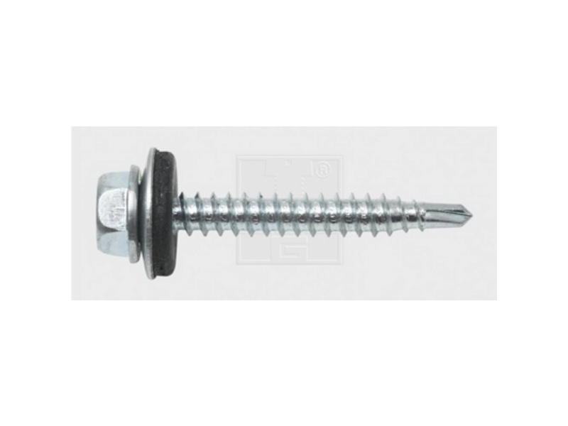 Swg 21163006510 Borskruer 6.3 Mm 65 Mm Udvendig Sekskant Din 7504-K Stål Verzinkt 100 Stk
