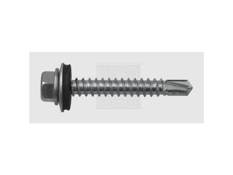 Swg 21165502510 Borskruer 5.5 Mm 25 Mm Udvendig Sekskant Din 7504-K Stål Verzinkt 100 Stk