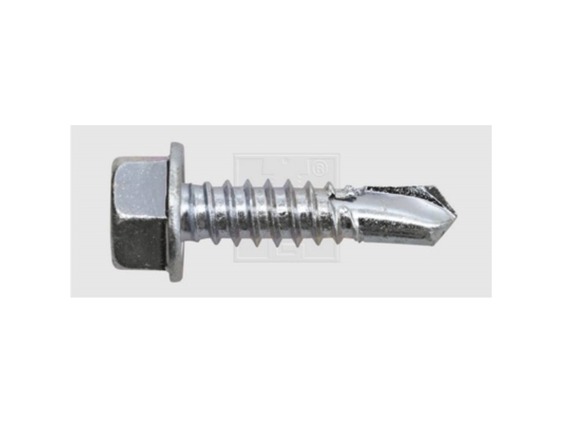 Swg 2116312510 Borskruer 6.3 Mm 25 Mm Udvendig Sekskant Din 7504-K Stål Verzinkt 200 Stk