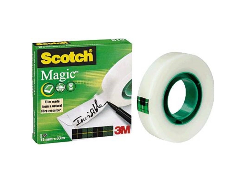 Scotch® Magic™ 810 transparent tape 33m x 12 mm billede