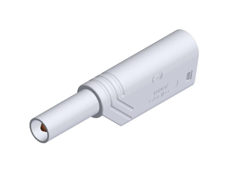 SKS Hirschmann LAS S G Säkerhetskontakt Kontakt, rak Stiftdiameter: 4 mm Vit 1 st | EL Artiklar - Verktyg för EL - Laboratoriemätningsutrustning | GameStuff