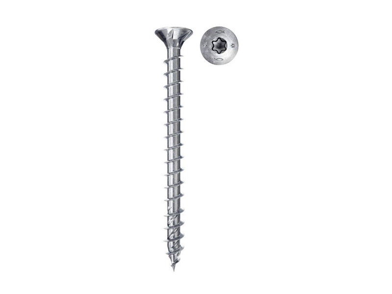 Fischer 670656 Power-Fast II Spånplade-skrue 4 mm 50 mm T-profil Stål Galvaniseret 50 stk