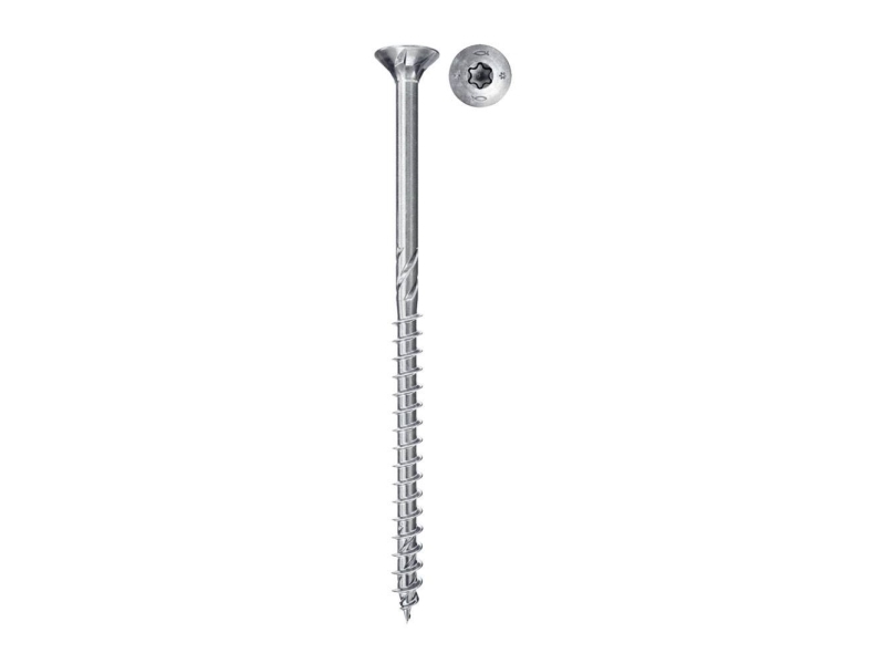 Fischertechnik Fischer sponplateskrue 6,0x150 blvz Power-Fast II forsenket hode, TG TX VE=100 (pakke med 100 stk) (670463)