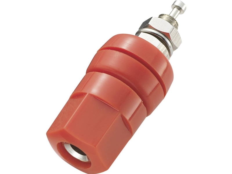 TRU COMPONENTS Polklemme Rød 30 A 1 stk