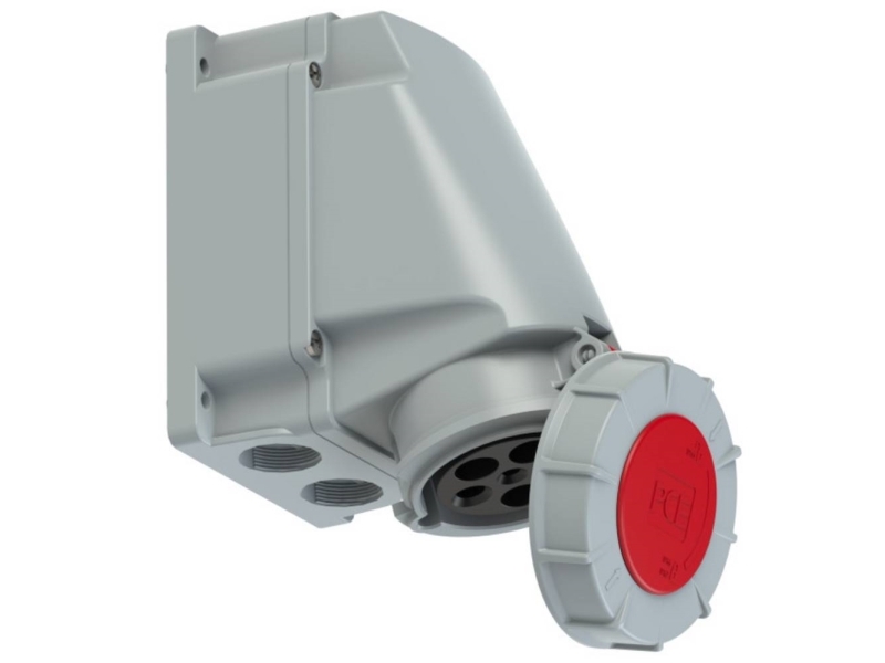 63A 5P 400V Feststeckdose rot IP67/ohne POWER TWIST 135-6 - Image 9