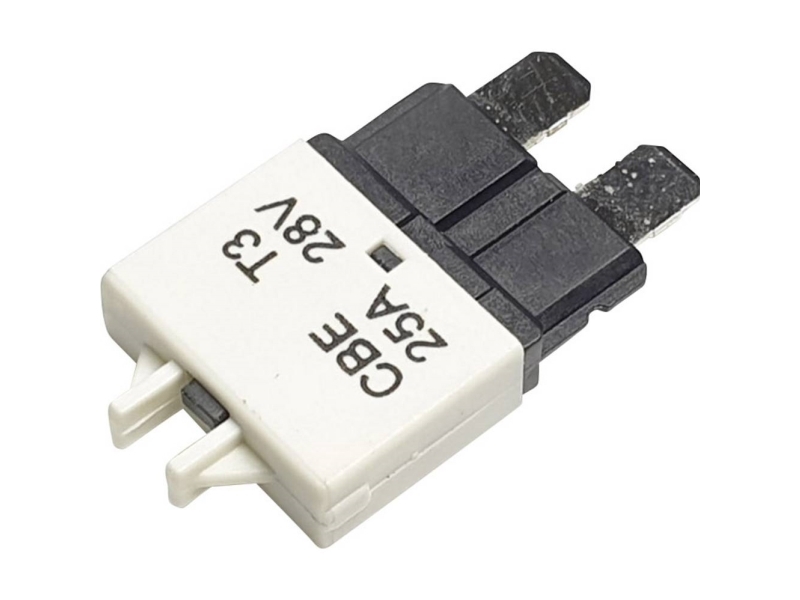 Hansor Circuit Breaker Standard, typ 3, manuell återställning, 25A CBE3 Series 25A Circuit Breaker Standard Flat Fuse 25 A White 1 st | Bilvård & Biltillbehör - Utvändiga utrustning för bilar - Motortillbehör | GameStuff