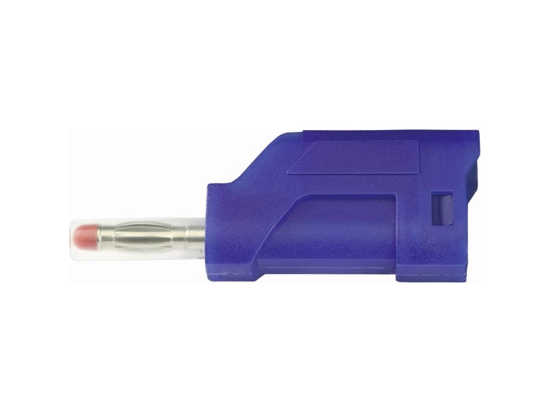 TRU COMPONENTS TC-R8-104 BL Lamelstik Stik, lige Stift-diameter: 4 mm Blå 1 stk