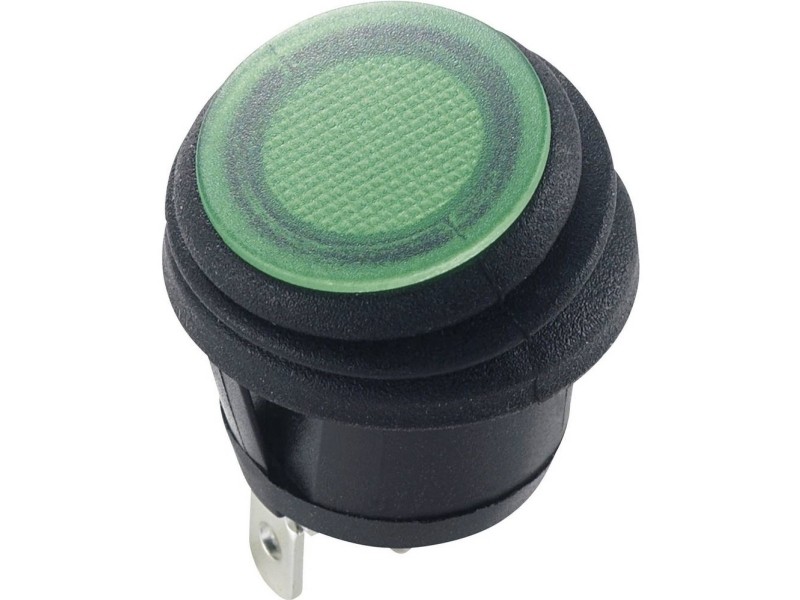 TRU COMPONENTS 1587921 Vippekontakt TC-R13-112B8W 12 V/DC 20 A 1 x Off/On IP65 Klikkende 1 stk