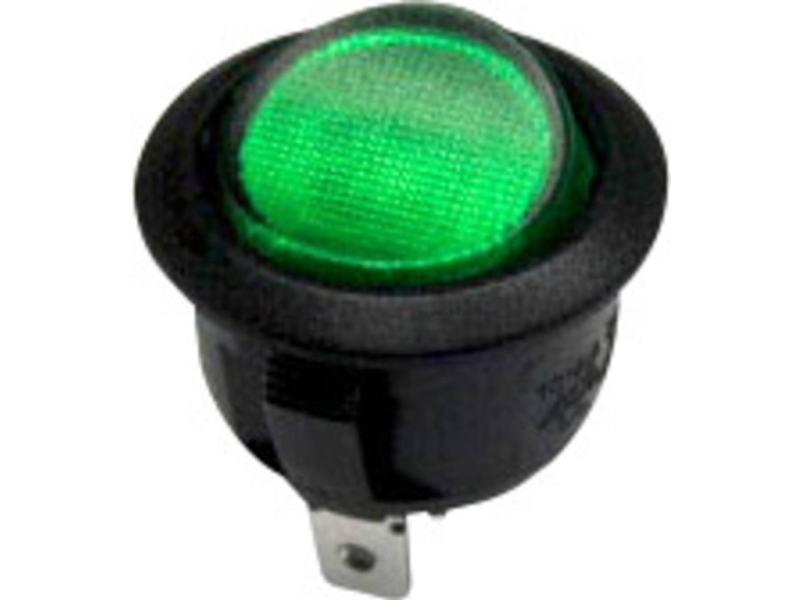 TRU COMPONENTS Växelströmbrytare TC-R13-208B-02 GN 250 V/AC 10 A 1 x Av/på Klickande 1 st | EL Artiklar - Rörelsesensor & skymningsrelä - Sensor | GameStuff