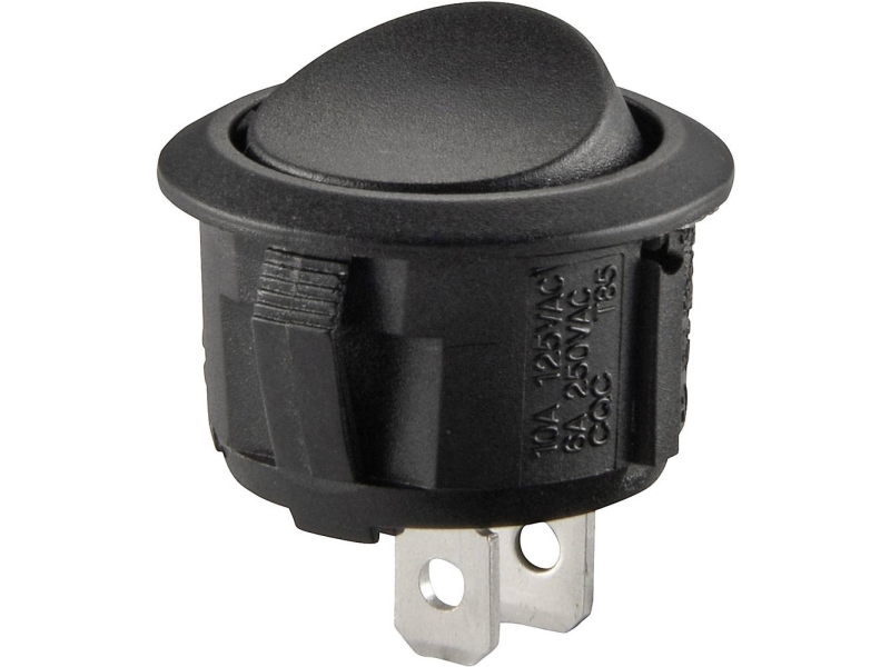 TRU KOMPONENTER Vippbrytare TC-R13-208F-02 250 V/AC 10 A 1 x Av/(På) Beröring 1 st | Huset - Säkerhet & Larm - Sensorer och kontakter | GameStuff