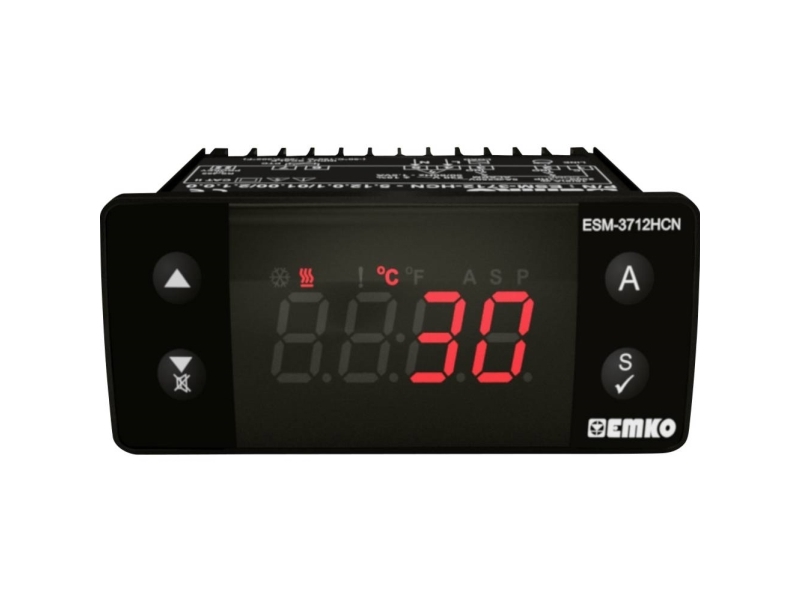 Emko ESM-3712-HCN.2.11.0.1/01.00/2.0.0.0.0 2-punktsreglering Temperaturregulator Pt100 -50 till 400 °C Relä 16 A, Relä 5 A (L x B x H) 65 x 76 x 35 mm | Komponenter - Automatiseringsteknik - Temperaturregulator | GameStuff