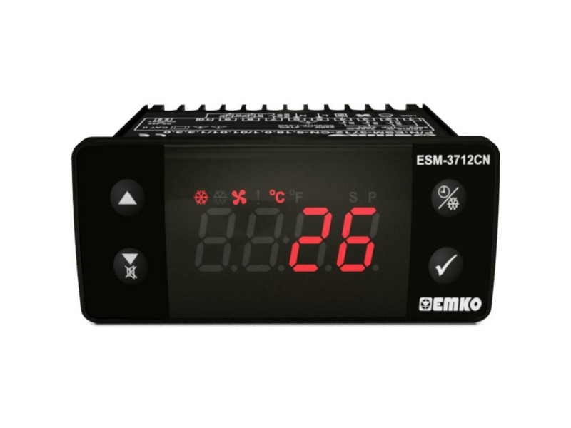 Emko ESM-3712-CN.5.12.0.1/01.01/1.0.0.0.0 2-punktsreglering Temperaturregulator PTC -50 till 130 °C Relä 16 A, Relä 5 A (L x B x H) 65 x 76 x 35 mm | Komponenter - Automatiseringsteknik - Temperaturregulator | GameStuff