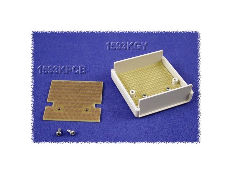 Hammond Electronics 1593QPCB PCB Epoxy (L x S) 68 mm x 59 mm Sisältö 1 kpl