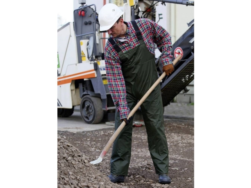 L+D Upixx 4063-XXL Regn bib PUPlus Størrelse: XXL Oliven | Kläder & Säkerhet - Regnkläder | GameStuff