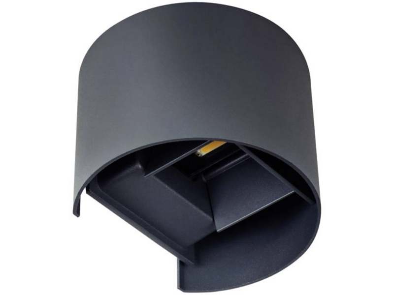 Kanlux Reka 28991 Led-Udendørs Vægbelysning Led (Rgb) 7 W Grafitgrå