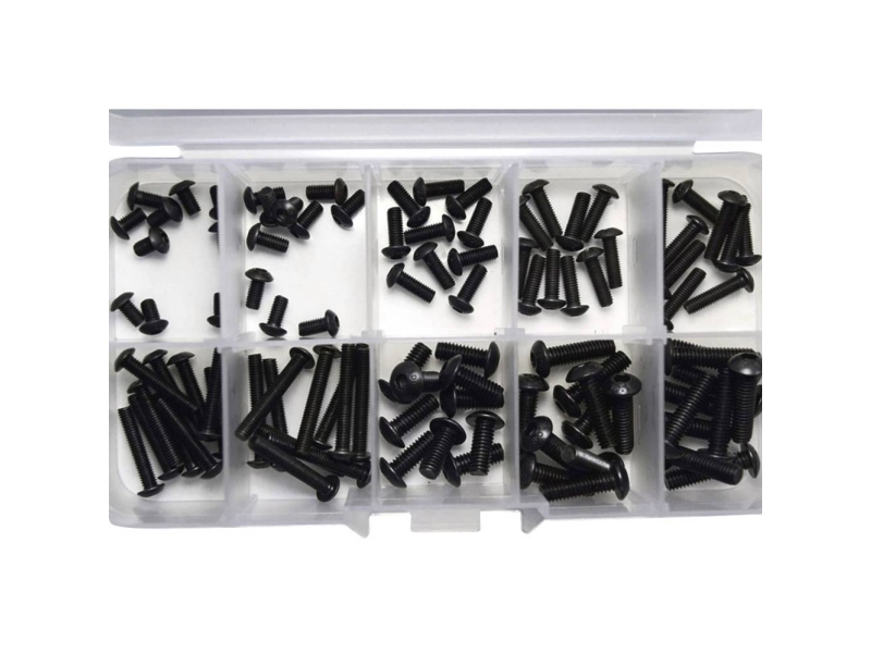 Absima 3020004 Reservedel Rundhoved skruesortiment 100-dele