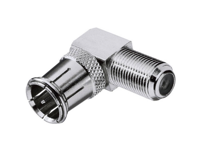 SAT-adapteri F-quick-stik til F-kobling sølv 100 stk. TRU COMPONENTS