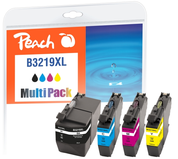 Peach 320287, Hohe (Xl-) Ausbeute, 62 Ml, 15 Ml, 3000 Seiten, 4 Stück(E), Multipack