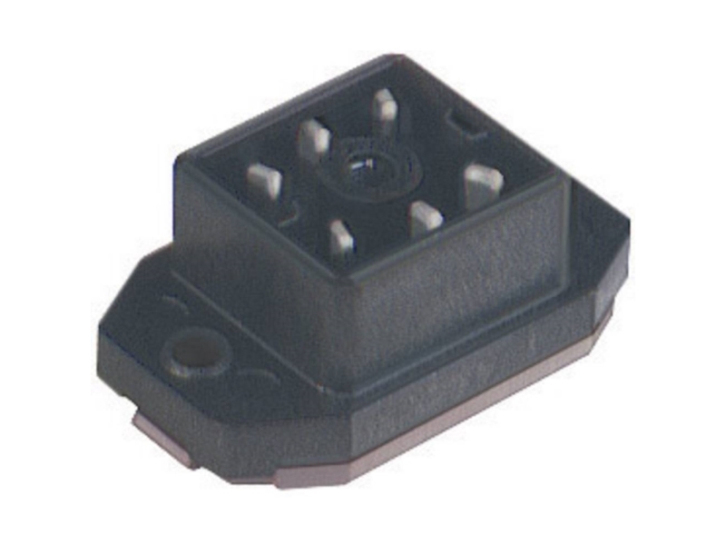 Hirschmann GO 60 FAV M 932 918-100-1 Sort Poler:6 Indhold: 1 stk