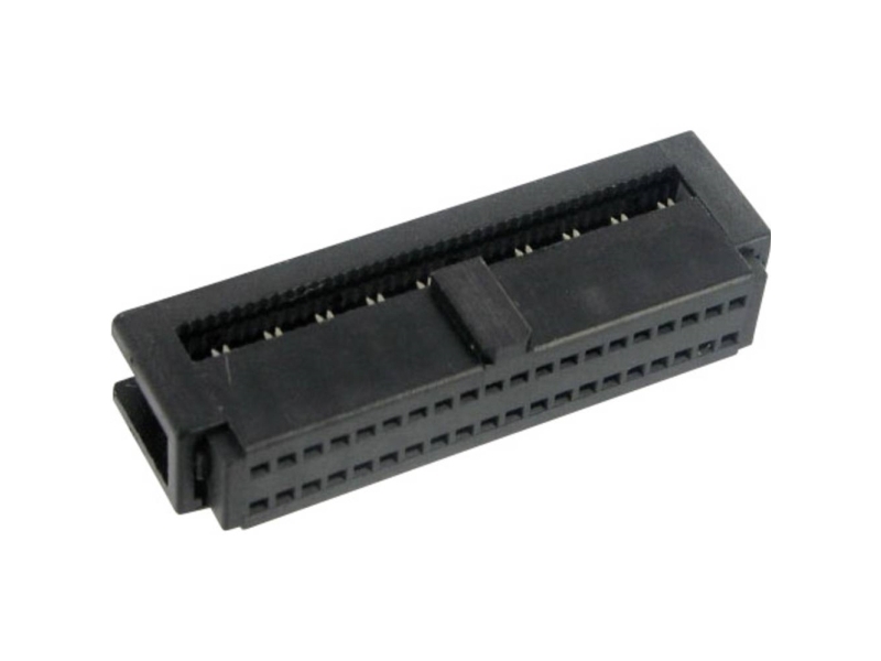 TRU COMPONENTS 1589657 Pole-stikforbindelse med trækaflastning Rastermål: 1.27 mm Samlet antal poler: 30 Antal rækker: 2 1 stk