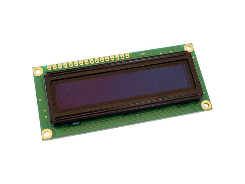 Display Elektronik OLED-modul Gul Sort 16 x 2 Pixel (B x H x T) 80 x 10 x 36 mm DEP16201-Y