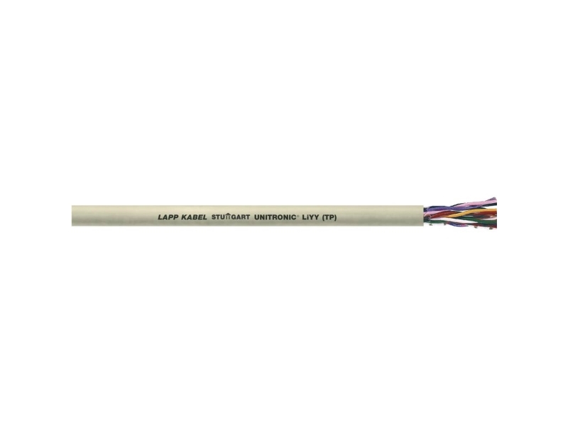 LAPP 35101-100 Datakabel UNITRONIC® LiYY (TP) 2 x 2 x 0.14 mm² Grå 100 m