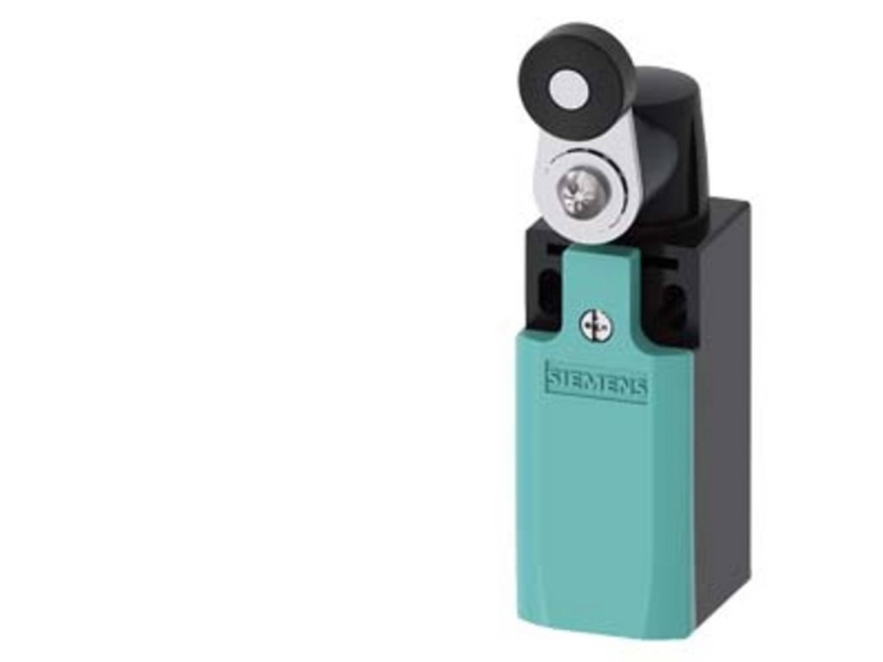 Siemens 3SE52120BK21 3SE5212-0BK21 positionsafbryder 6 A, svingarm, metalarm, plastrulle, IP66, IP67, 1 stk., metal, IP66, IP67, 43 mm, 49 mm, 127 mm, 218 g