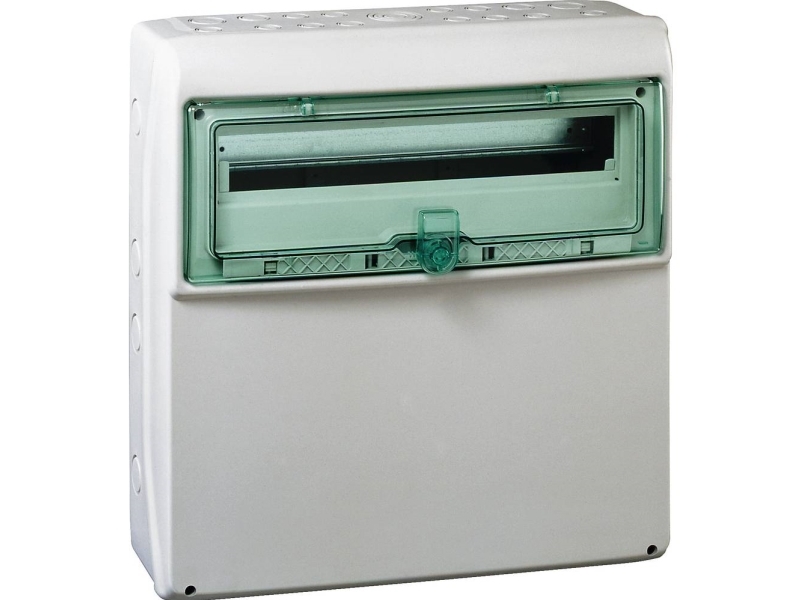 Alternativ bild 0 för Kaedra - Kapsling 1x18+1 moduler vertikalt utan öppningar 448x460 mm IP65