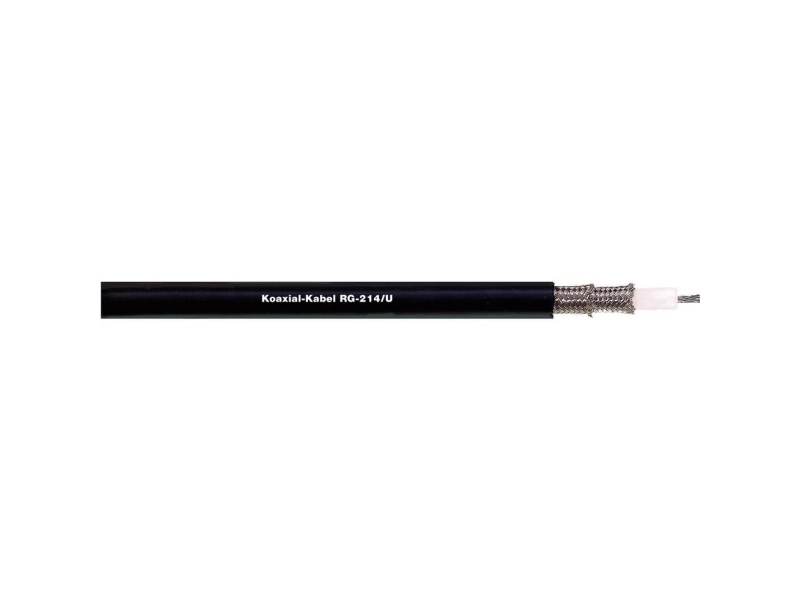 LAPP 2170010-500 Koaksiaalikaapeli Ulkohalkaisija: 2,80 mm RG187 A/U 75 Ω Musta 500 m