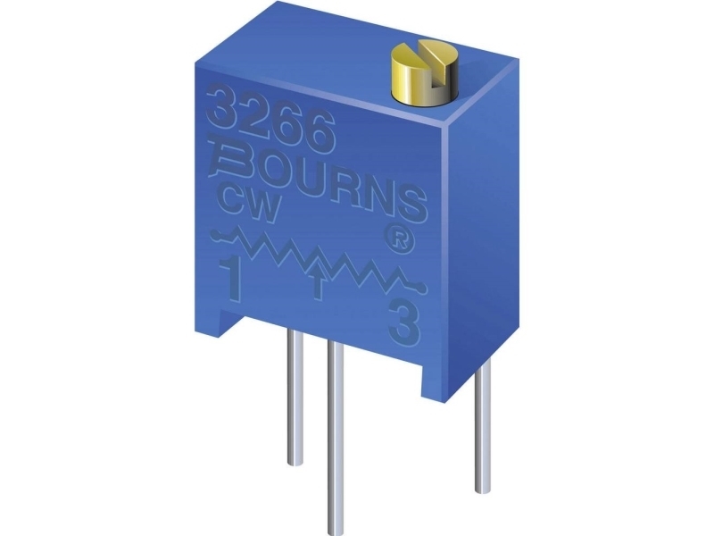 Bourns 3266X-1-103LF Cermet trimmer Lineær 0.25 W 10 kΩ 4320 ° 1 stk