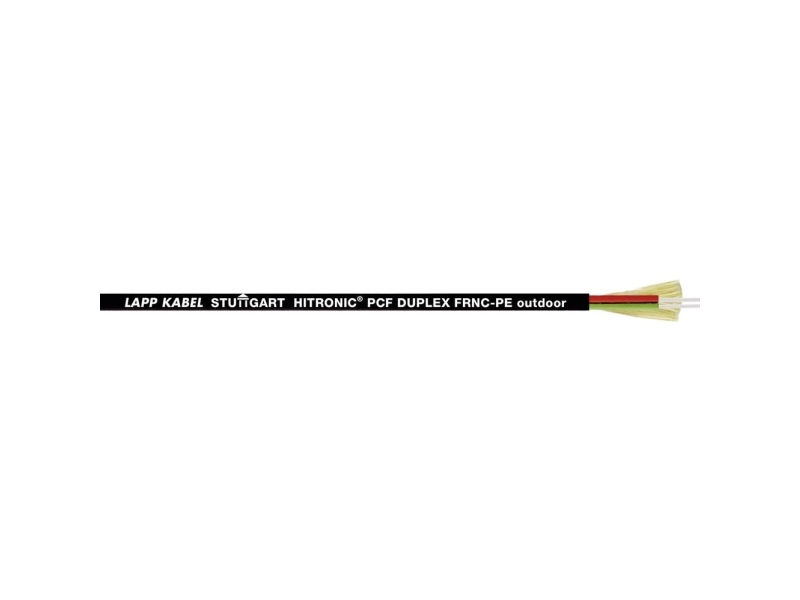 LAPP 28620702/100 Lasikuitukaapeli Hitronic PCF 200/230 µ Duplex Musta 100 m