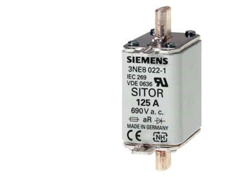 Siemens 3NE80221 NH-sikring 3 stk
