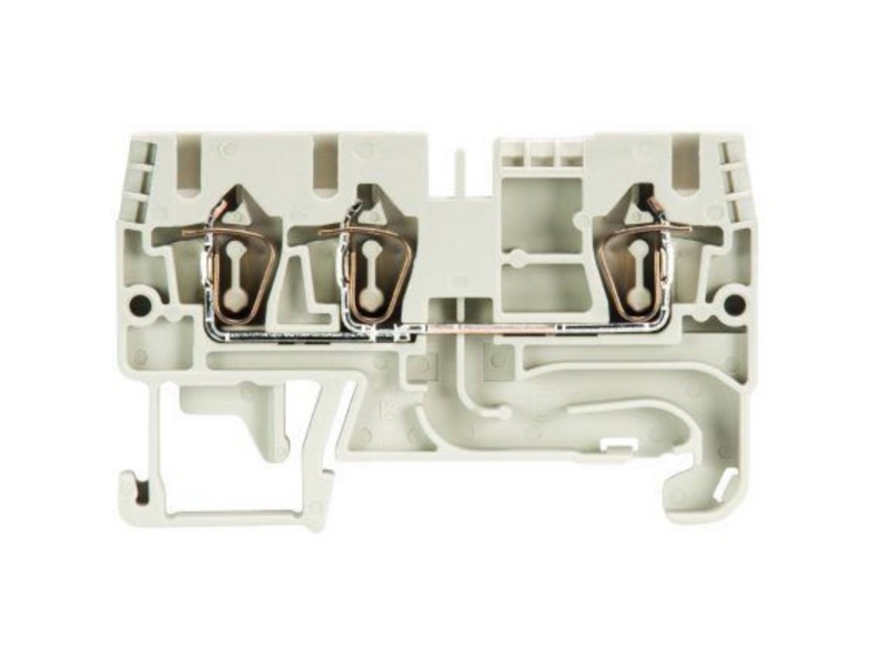 Duo-through terminal fasis Wieland WKFN 2,5 D1/2/35 Grau 56.703.5055.0 Grå 1 stk | EL Artiklar - Elcentral - Klämmor & Rackklämmor | GameStuff