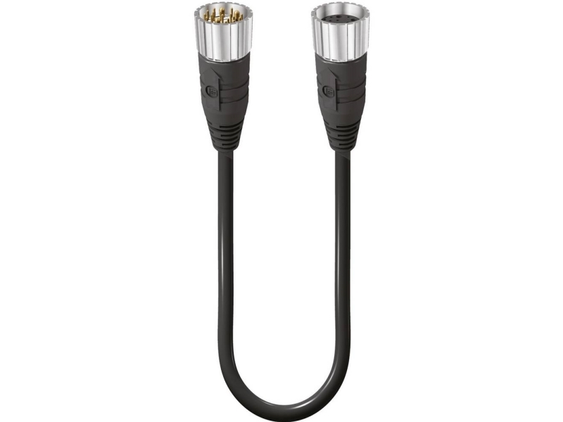 Lumberg Automation 68990 Anslutningskabel för givare/manöverdon M23 Kontakt, rak, koppling, rak 2,00 m Antal poler (RJ): 19 1 st | EL Artiklar - Kablar och ledningar - Sensor & Aktuator | GameStuff
