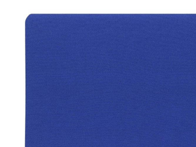 Inline Maus-Pad 250X220x6mm, Blau, Blau, Einfarbig, Textil, Anti-Rutsch-Basis
