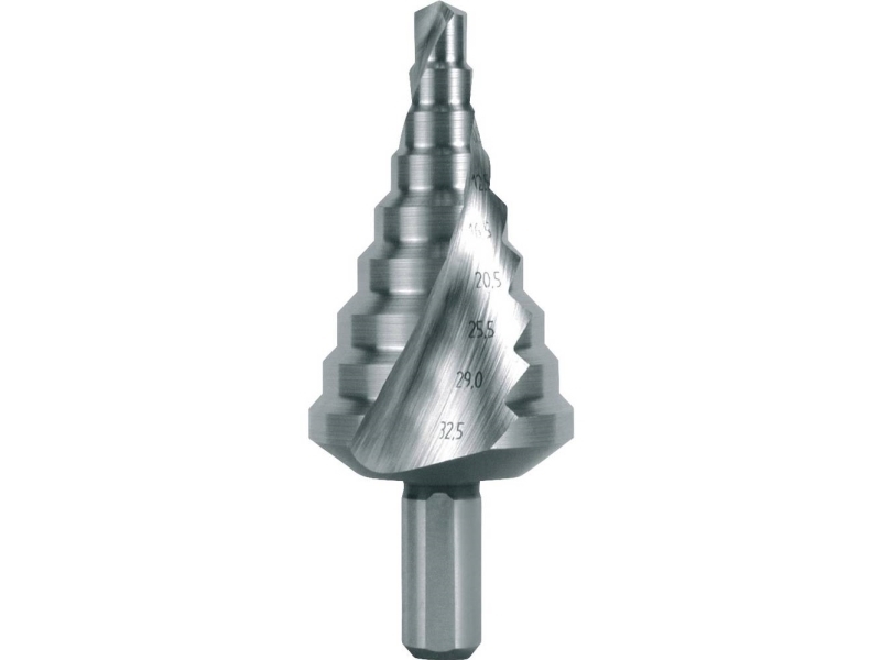 RUKO 101092 Stegborr 6.5 - 32.5 mm HSS Total längd 79 mm 1 st | Elverktyg - Tillbehör - Metallborr | GameStuff