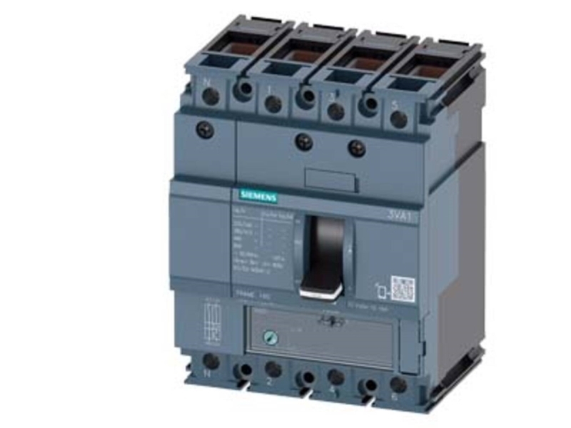 Siemens 3Va1180-6Ee46-0Aa0 Afbryder, 1 Stk. Indstillingsområde (Strøm): 56 – 80 A Koblingsspænding (Maks.): 690 V/Ac (B X H X D) 101,6 X 130 X 70 Mm,