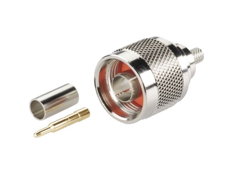 Tru Components 1579254 N-Stikforbindelse Stik, Lige 1 Stk