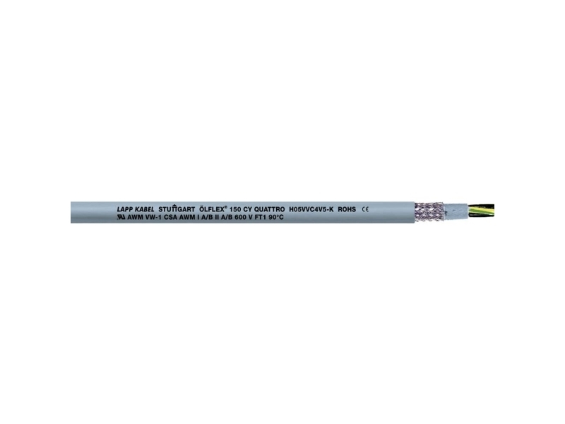 LAPP ÖLFLEX® 150 CY Styreledning 5 G 0.75 mm² Grå 15605-150 150 m