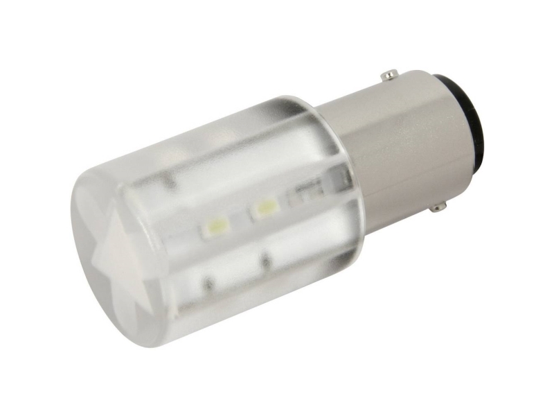 Cml Innovative Technologies 1856035W Led-Signallampe Kølig Hvid Ba15d 24 V/Dc, 24 V/Ac 1400 Mcd
