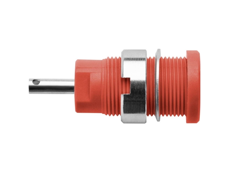 Schützinger DI SEB 6525 Ni / RT säkerhetsbussning röd 1 st | EL Artiklar - Verktyg för EL - Laboratoriemätningsutrustning | GameStuff