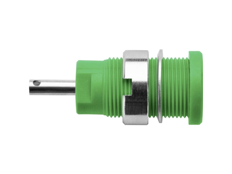 Schützinger DI SEB 6525 Ni / GN säkerhetsbussning grön 1 st | EL Artiklar - Verktyg för EL - Laboratoriemätningsutrustning | GameStuff