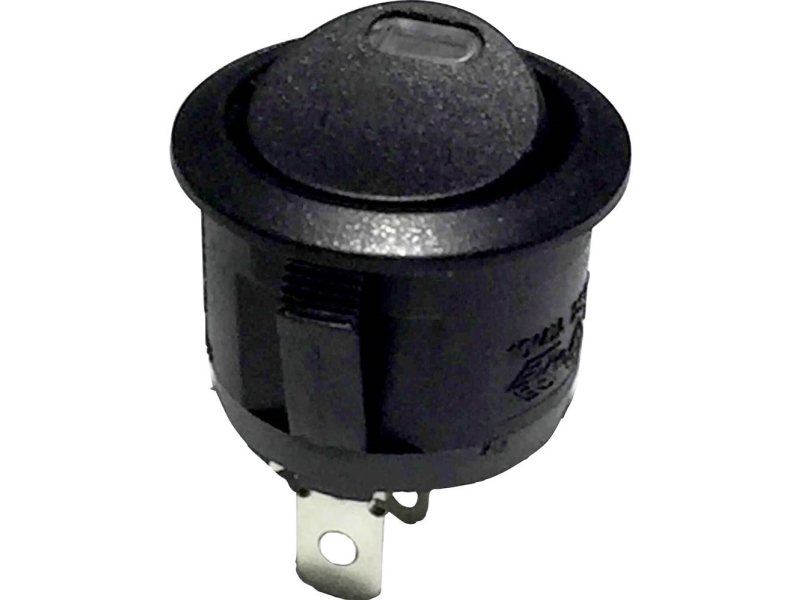 TRU COMPONENTS 700274 Vippekontakt R13-112L B/B RED 3V 250 V/AC 6 A 1 x Off/On Klikkende 1 stk
