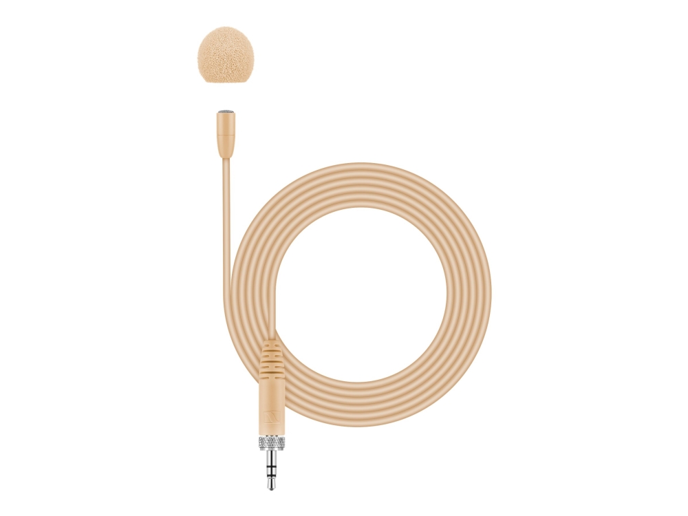 Sennheiser MKE Essential Omni - beige lavaliermikrofon med 3,5 mm jack