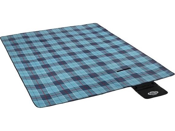 Nils Extreme Picknickdecke Raster Blau 250X200 Pe Alu Nils Camp