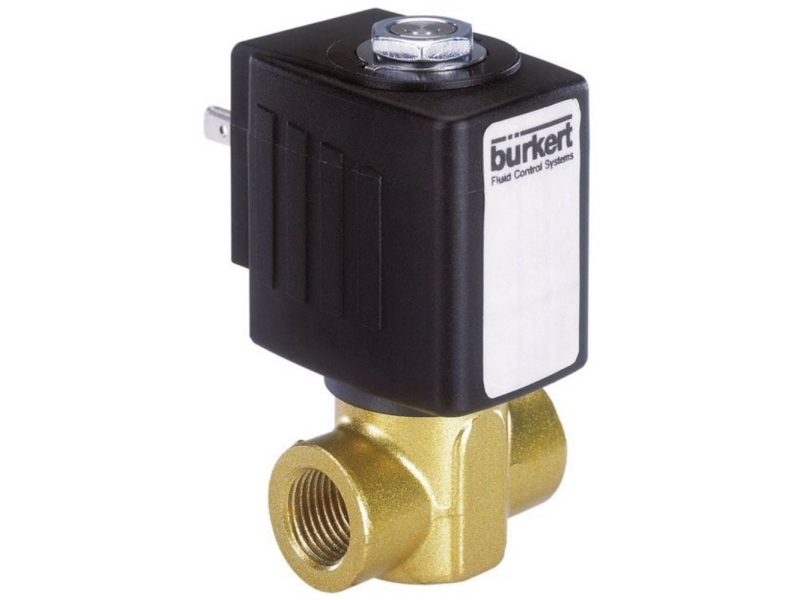 Bürkert Stempelventil 380848 6240 24 V G 1/2 muffe Nominel dimension 12 mm Off-position åben 1 stk
