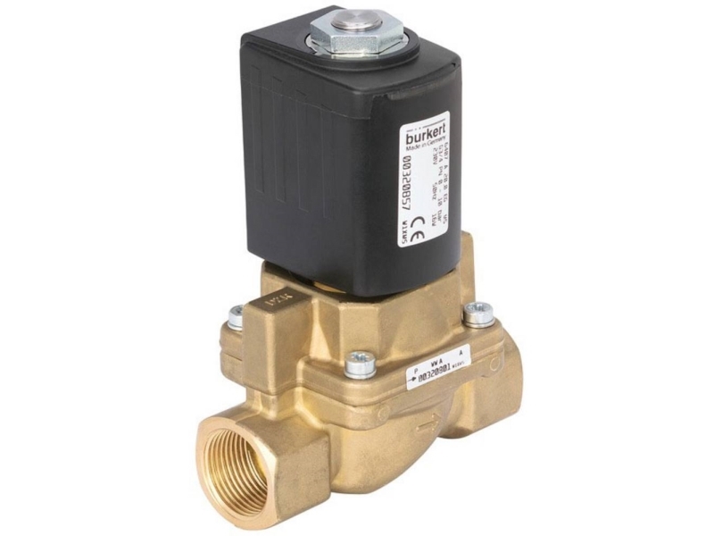 Bürkert Stempelventil 348885 6407 24 V NPT 1 Muffe Nominel dimension 25 mm Tvangsstyret 1 stk