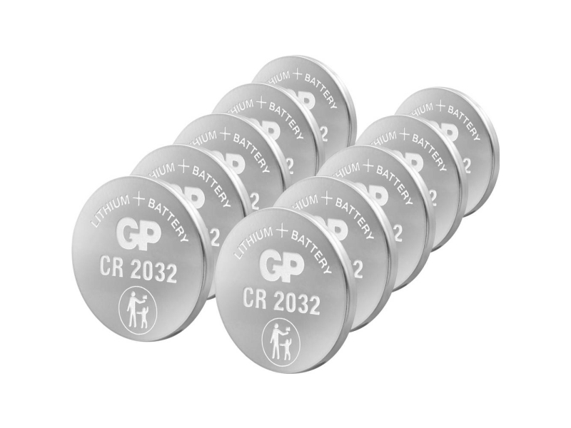 Cr 2032 Knapcellebatteri Lithium 3 V Gp Batteries Gpcr2032-2Cpu10 10 Stk